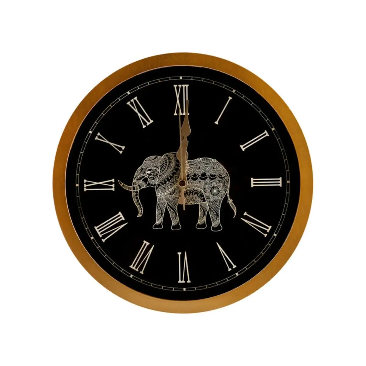 Ethnic Framed Wall Clock 35cm Europe Model Modern Design Wall Clock Suitable For Office Living Room Kitchen