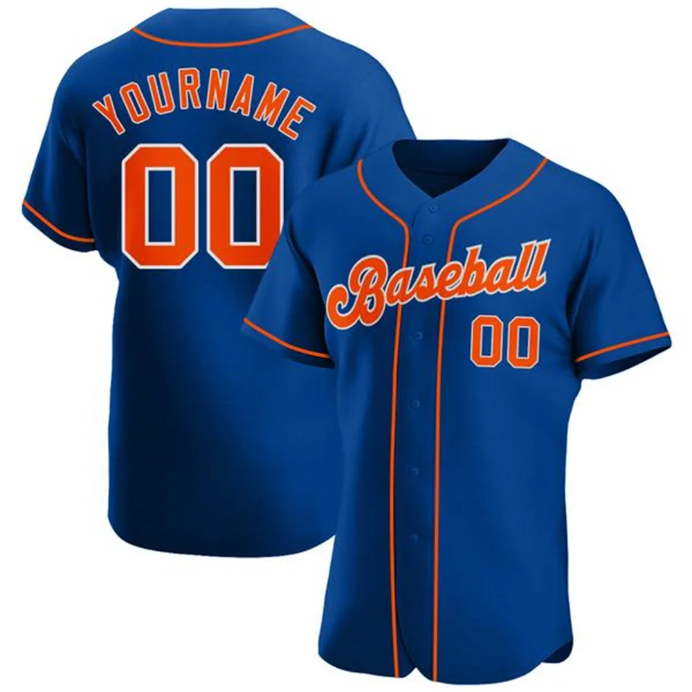 Custom Baseball Jersey Full Sublimated Team Name/Numbers Button-down  Sweat-Absorbing Sportswear for Men/Kids Outdoor