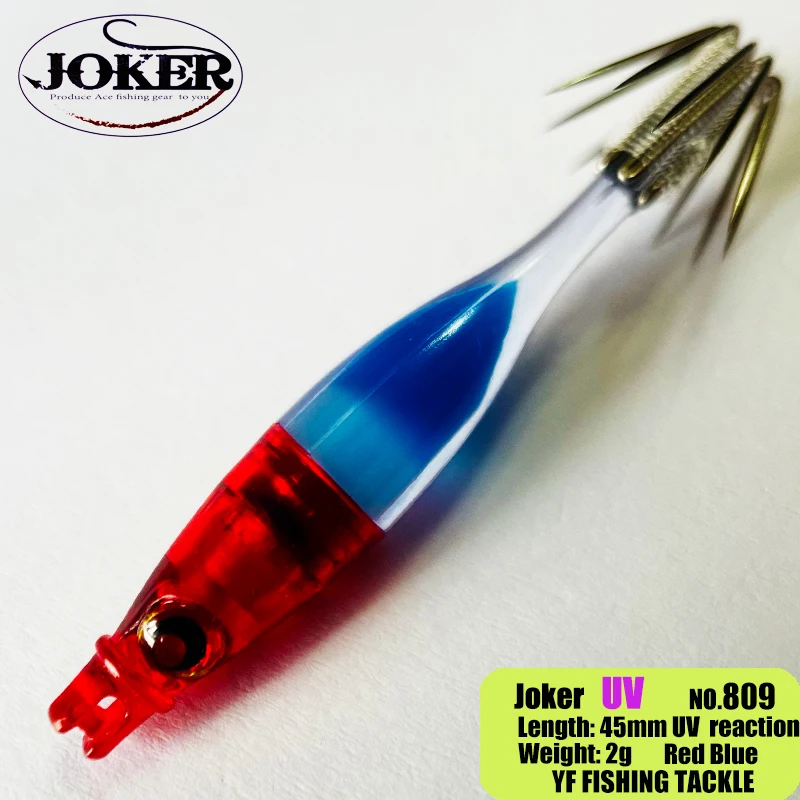 Imagem -06 - Joker 4045 mm Exclusivo Mini Lula Gabarito Sutte Ganchos Afiados Nova Cor Adicional Brilho e Reação uv Grama