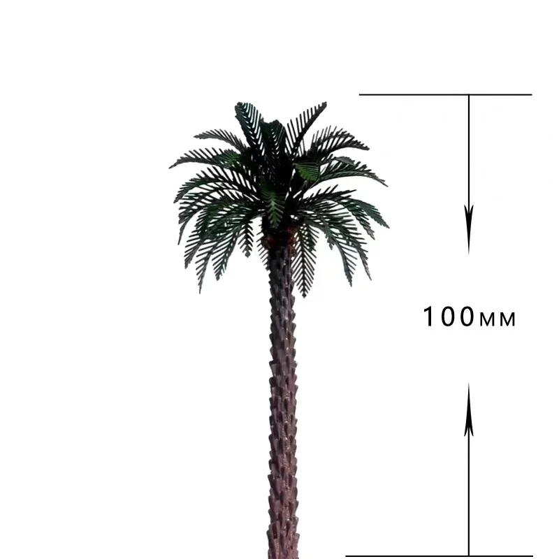 3pcs Brass Etched Model Palm trees 3.94\