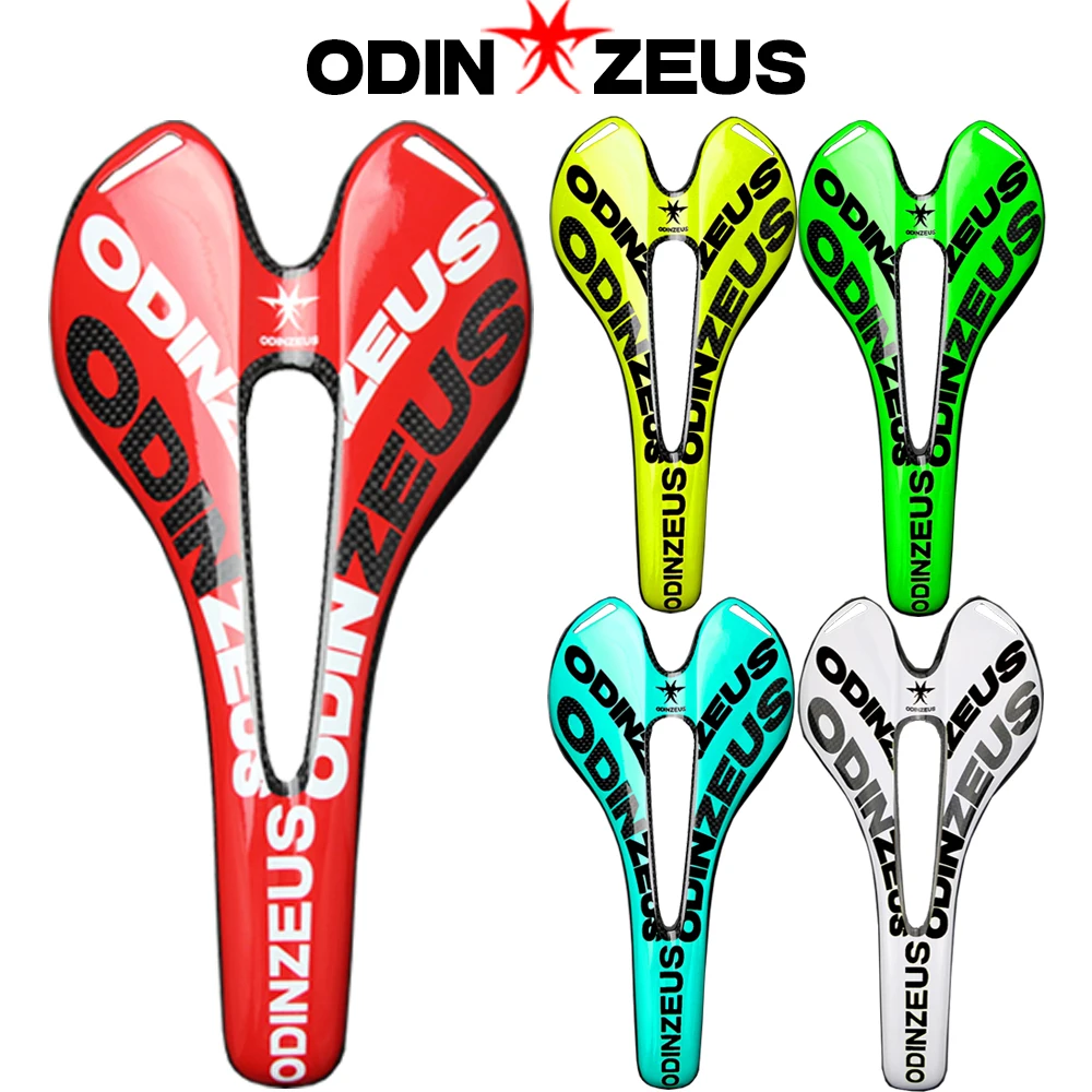 Odinzeus-ultralekkie siodło rowerowe, rower górski, rower szosowy, włókno węglowe, akcesoria rowerowe, 270mm * 143mm