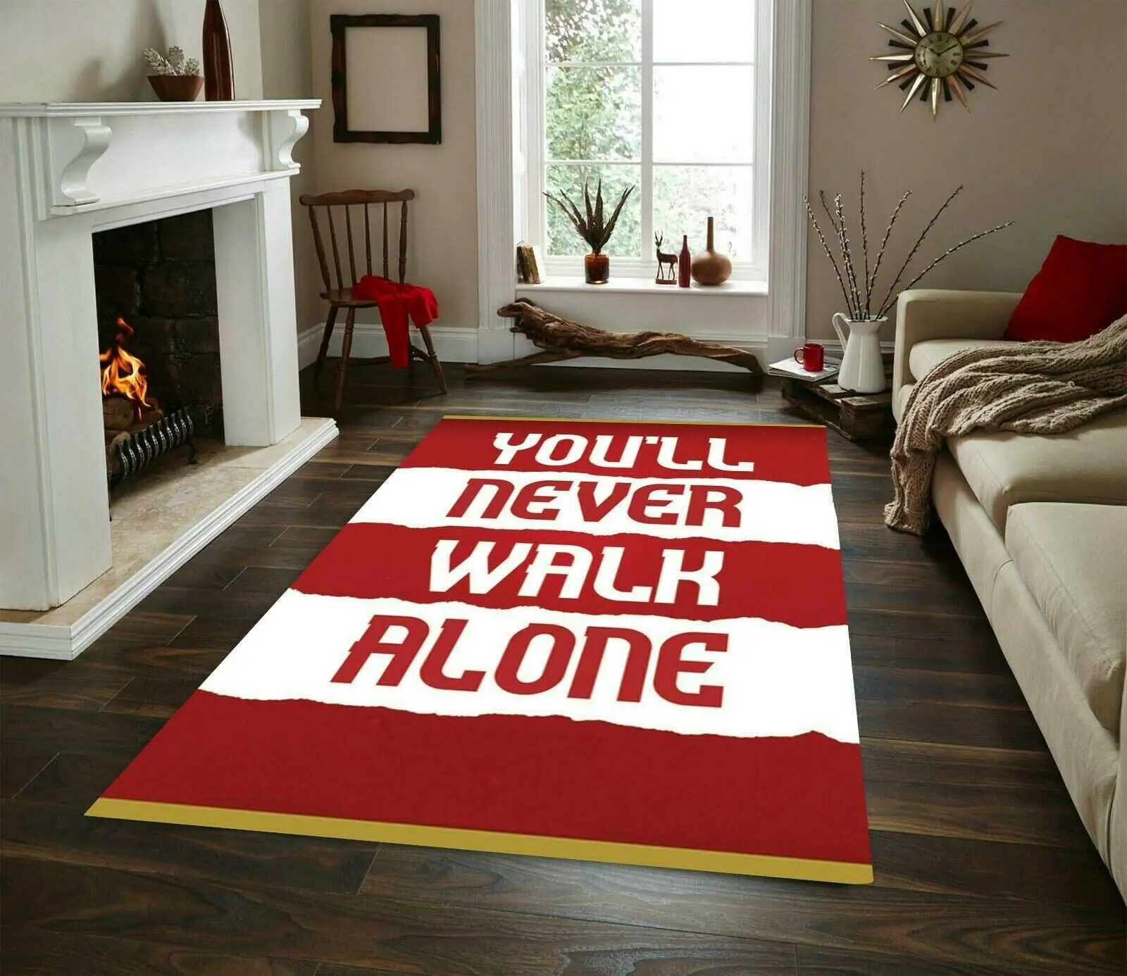 

Liverpool Carpet, Football Rugs, Teams Rugs, Manchester Rug Modern Rug Non Slip Floor Carpet, fan Carpet, Game Rug