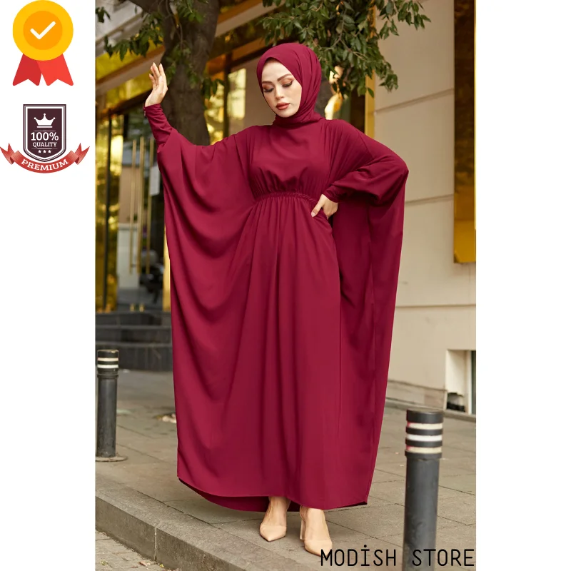 

2021 Abaya Dubai Turkey Premium High Quality Muslim Dress Women Kaftan Modest Clothing Ramadan Women's Dress Islam