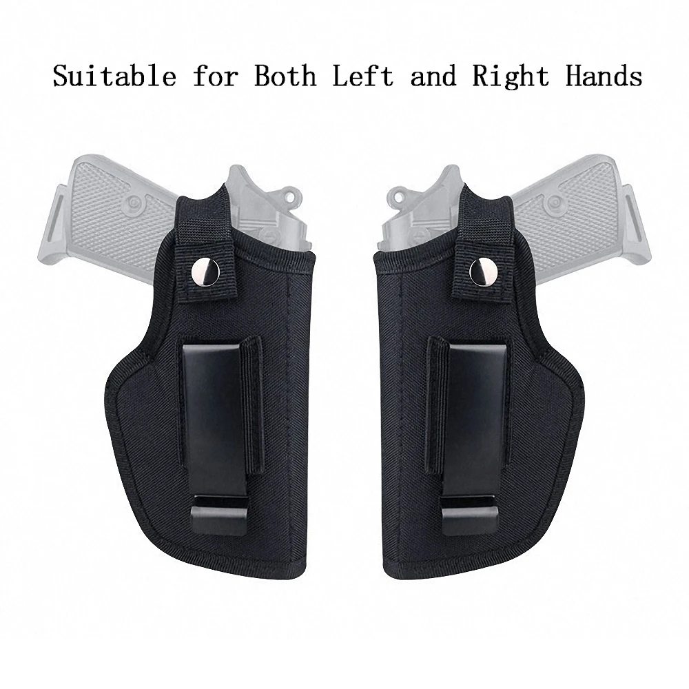 Universal  Gun Holster Concealed Carry Holsters Belt Metal Clip IWB OWB Holster Airsoft Gun Bag for All Size Handguns image 2