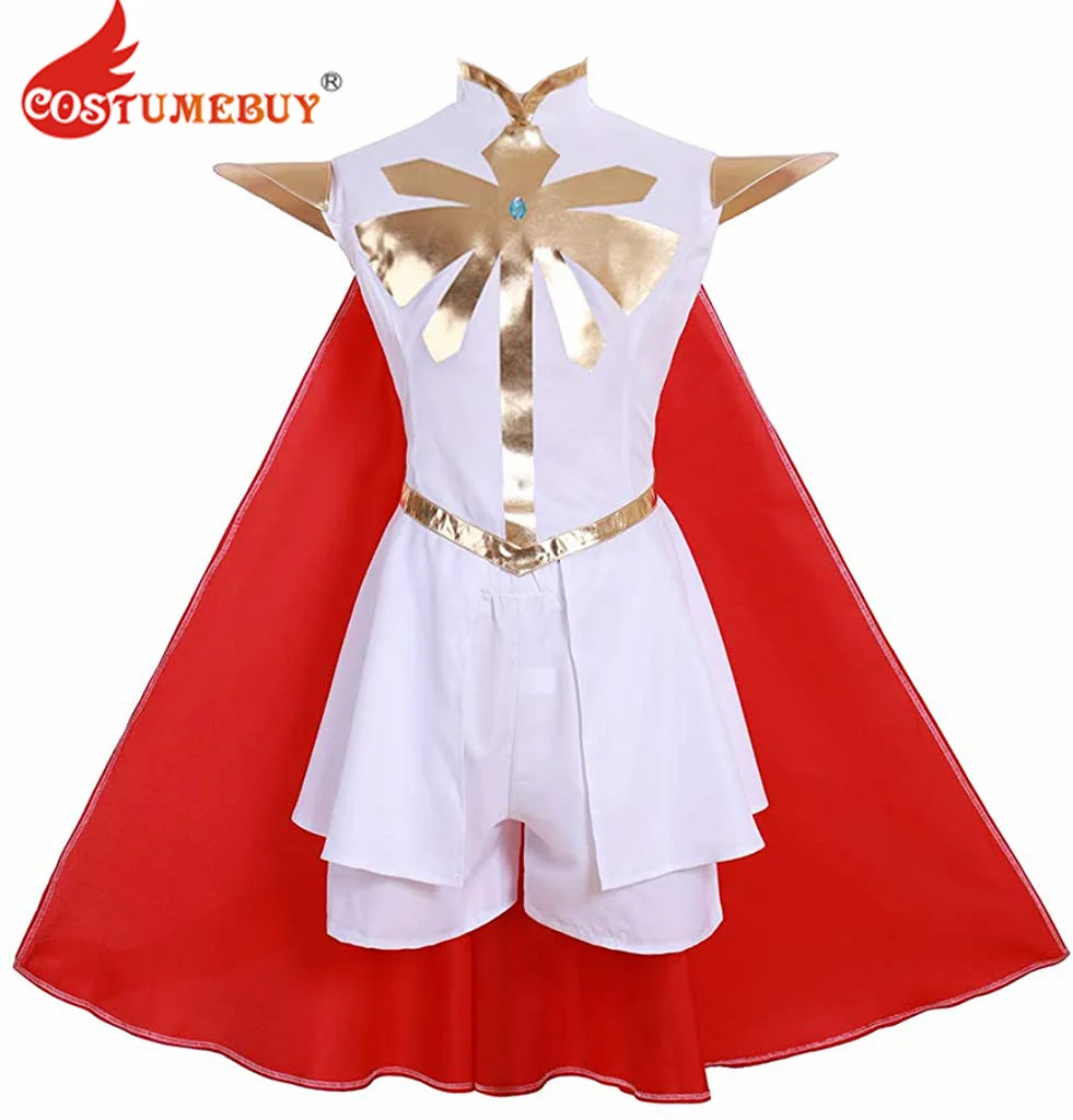 

CostumeBuy Shera Adora Cosplay Costume Women's Suit with Red Cloak for Halloween