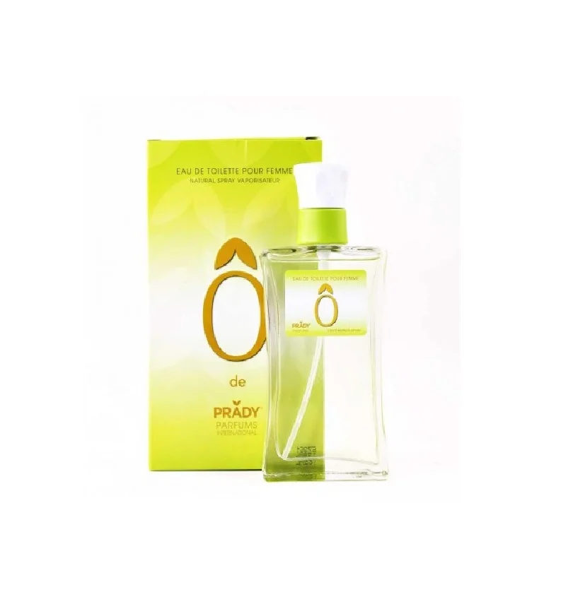 PRADY Perfume for woman Ô 100 ml. With natural vaporizer. Made with alcohol of natural origin women's Perfumes