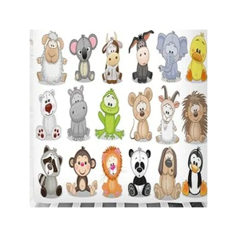 Else Color Cute Animals Decorative Kids Baby Bed Cover 140x170 And 140x220 With Pillow Free Shipping From Turkey