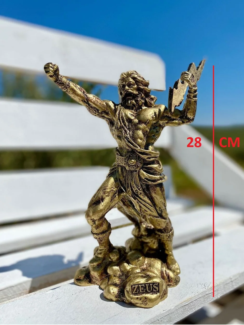 Greek mythology Zeus sculpture 28 cm home decoration accessories, figurines for interior,mythology sculpture, home accessories