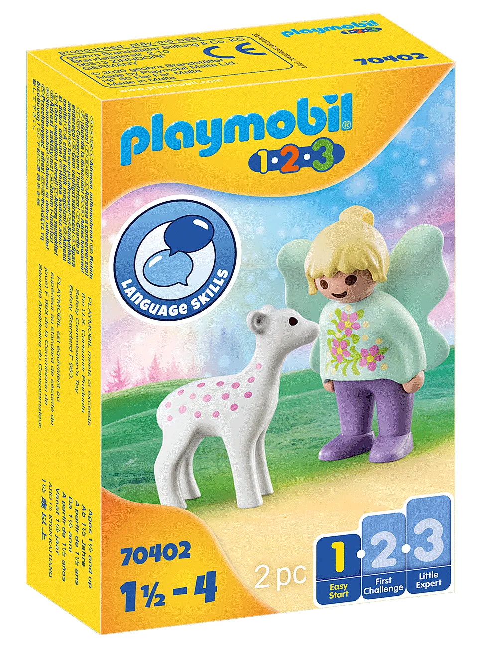 Playmobil 123 Fairy Friend with Fawn, 70402, original, toys, kids, girls, gifts, collector, figures, dolls, shop, with box, new, official license