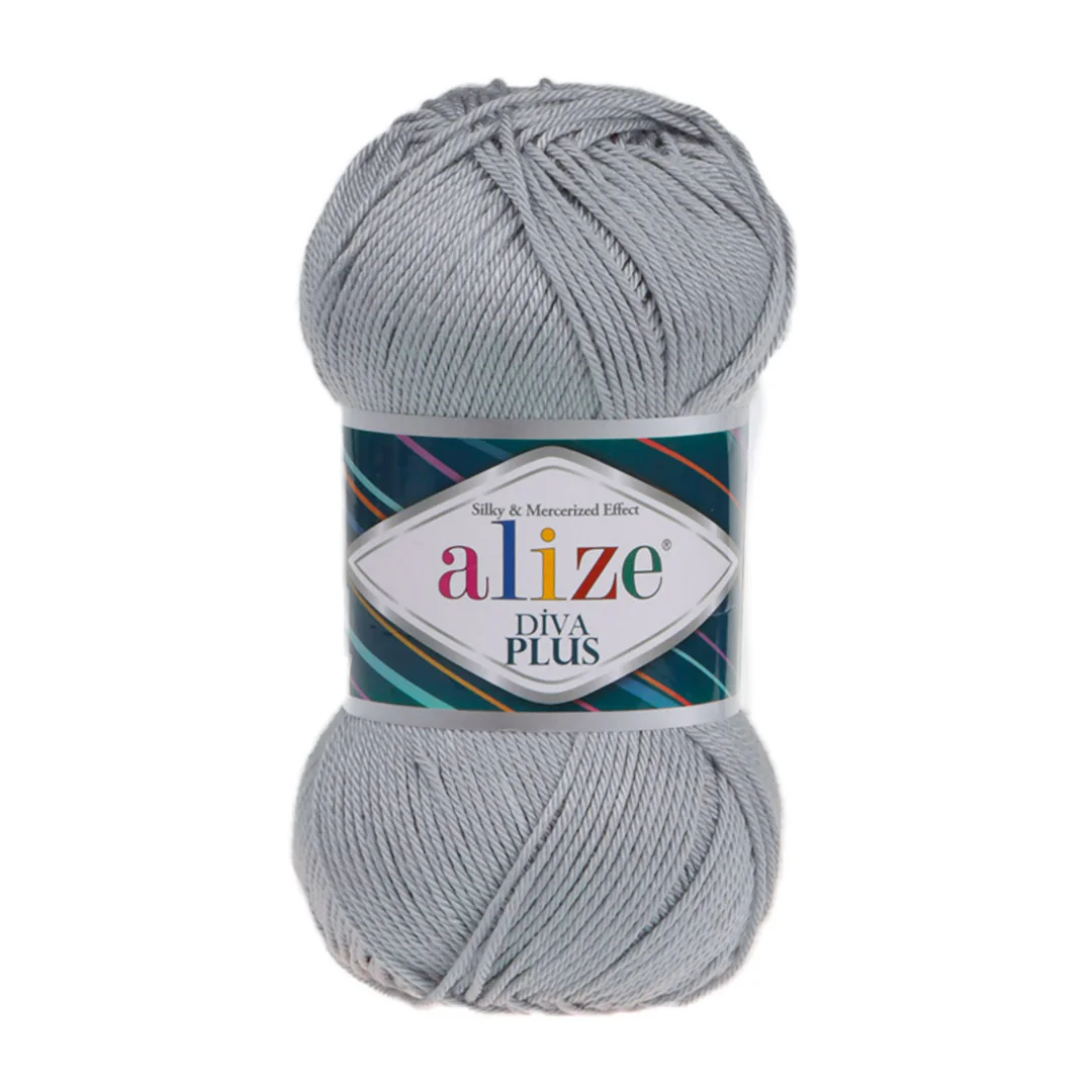 Alize Diva Plus Yarn Hand Knitting Handmade DIY Acrylic Bikini Dress Blouse Amigurumi Mercerized Effect Vest Blanket Sweater