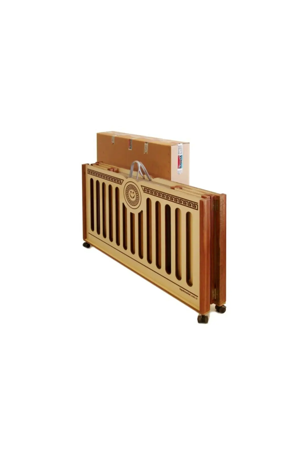 Çocuk cuna plegable de madera