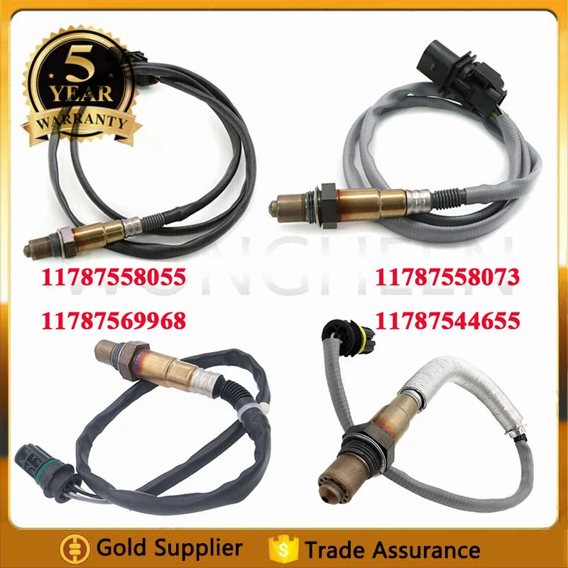 4PCS Lambda Probe O2 Oxygen Sensor For BMW E82 E88 E89 E90 E92 Z4 135i 335i 11787558055 11787558087 11787545074 11787545075