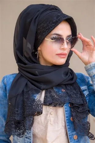 Powder Lace Buckled Bonehijab abaya hijab Powder evening dress Bathing Cap scarf shawl islamic Muslim scarf hıjab hijab Women