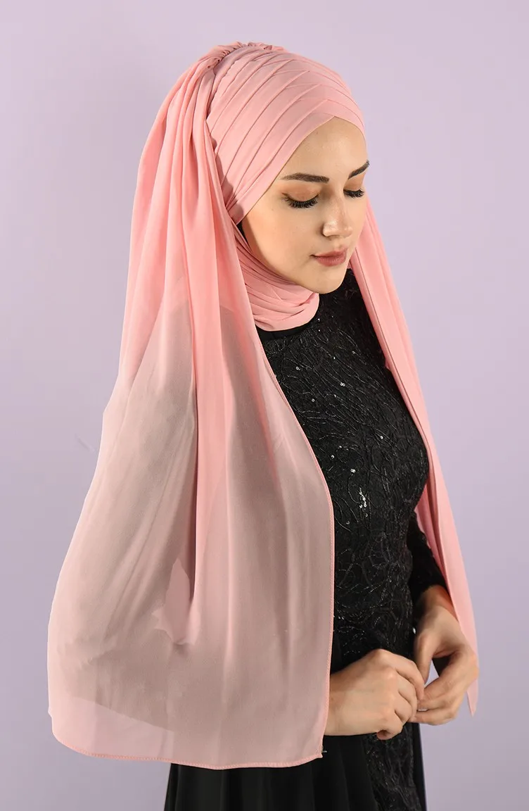 Üç Drape Hijab Muslim women headband turbans scarves for women fashion shawl kerchief hand embroidered practical wrap turbante Arab dubai