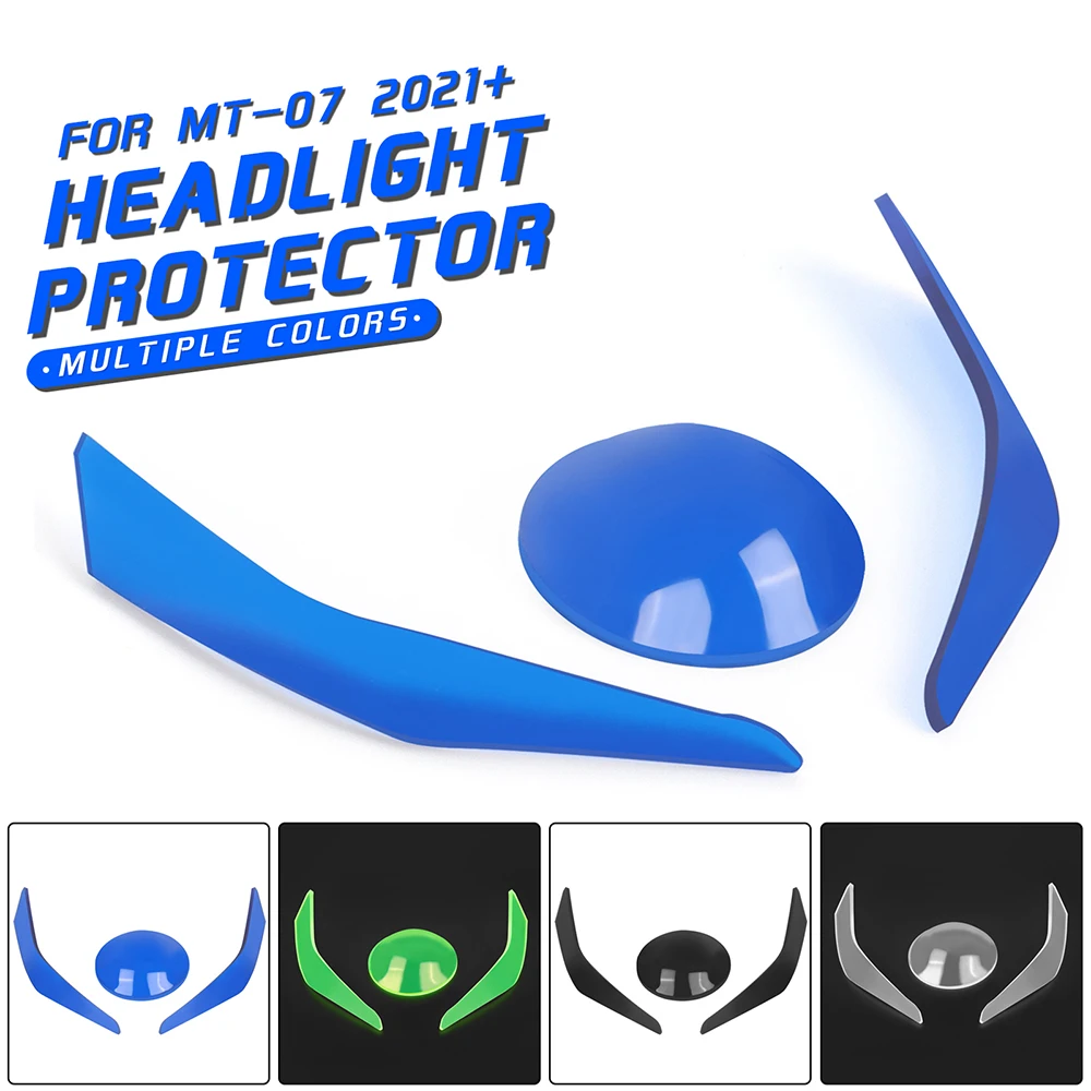 MT07 Motorcycle Front Headlight Guard Headlamp Head Light Shield Screen Lens Protector For YAMAHA MT-07 MT 07 MT07 2021 -2024