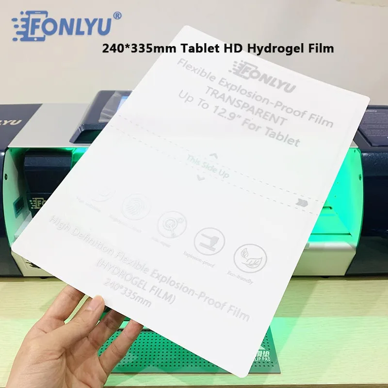 

Fonlyu 20pcs TPU Soft Hydrogel Film 11 14 Inch For Tablet Laptop Screen Proctector Skin Film Cutting Machine Hidrogel Plotter