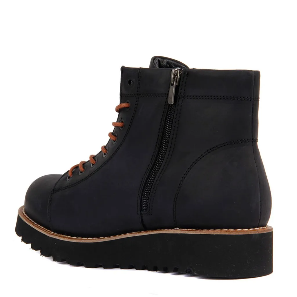 Botas masculinas de couro genuíno