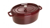 Caerola/Cocotte Oval cast iron, diameter 29 cm, 4,2 L Garnet 1102987 - STAUB