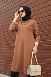 Classic Edna Tunic Hijab Tunic Muslim Women Fashion Fabric Arabia Dubai Europe Moroccan Turkey Long Women Tops Abaya Muslim Tops