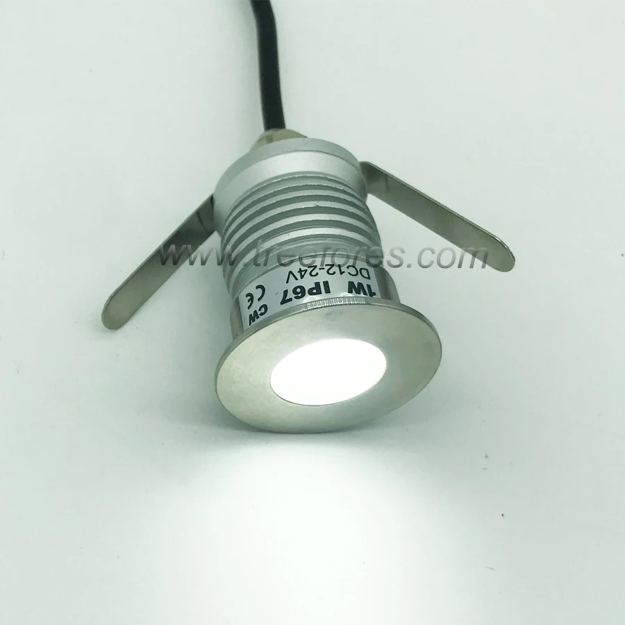 Spotlight Sauna schody Mini stal nierdzewna IP67 IP68 1W 3W CREE 12V 24V LED typu Downlight ogrodowa basen pochowany oświetlenie punktowe