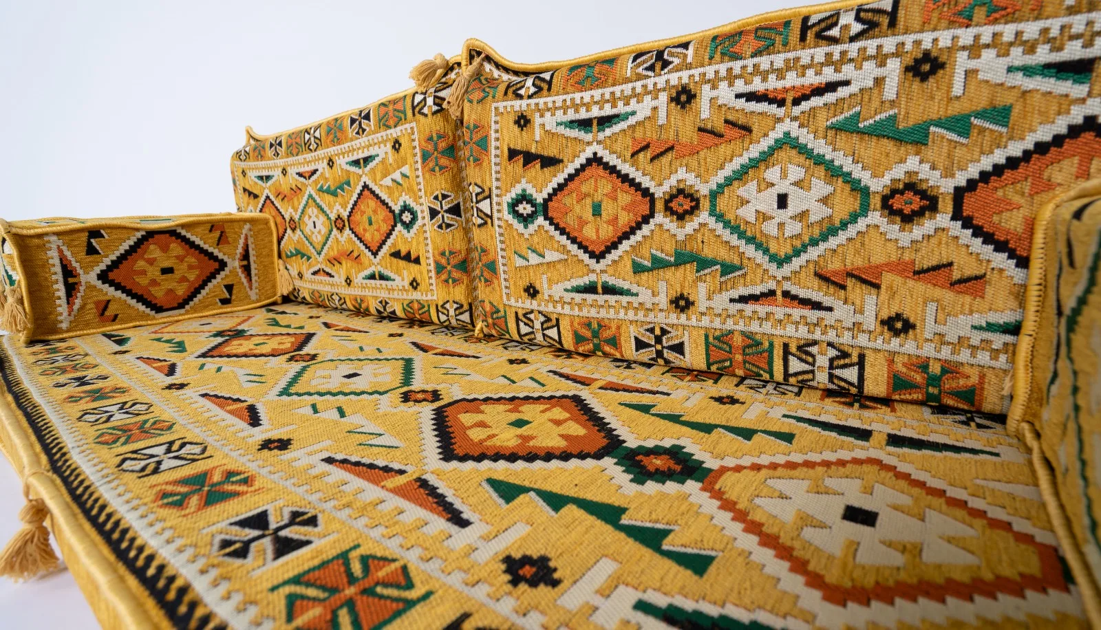 Arabic Sofa Set | Arabic Majlis Set | Floor Cushions | Traditional Design Arabic Lounge Set | Turkish Floor Seating Set