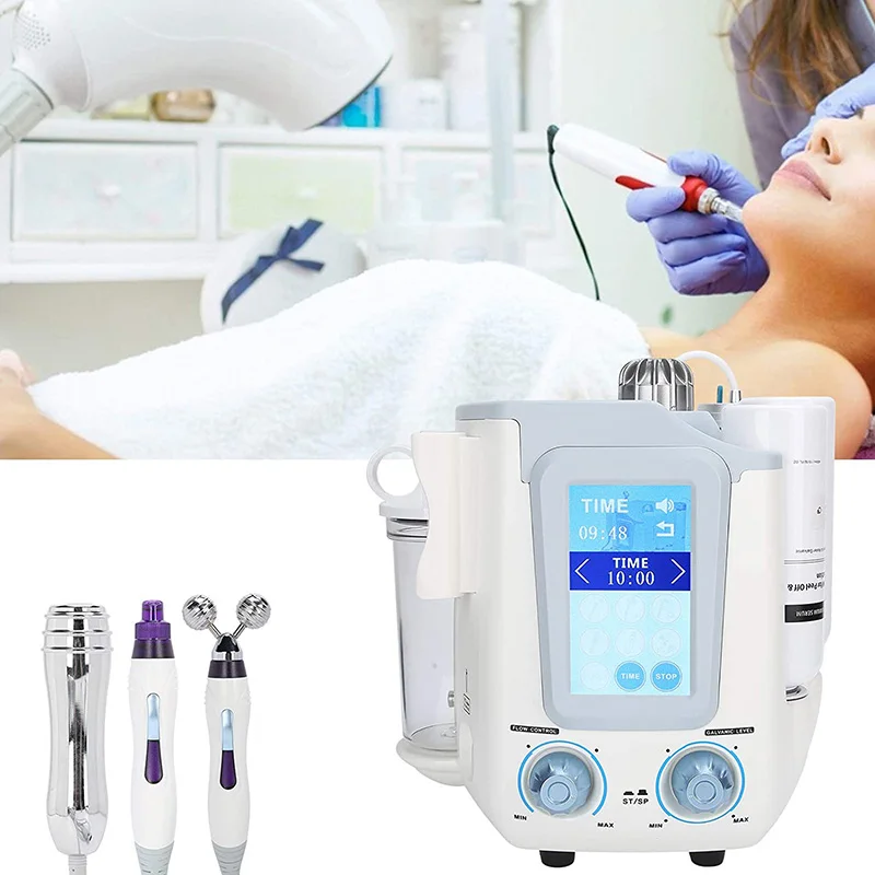 3 in 1 Hydrogen Oxygen Small Bubble Instrument Facial Skin Cleaning Machine Skin Rejuvenation Device Moisturizing Pore Wrinkle