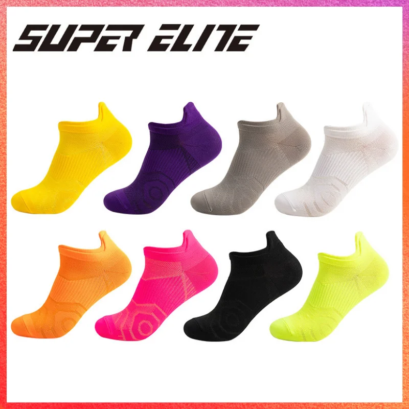 Quick Dry Basketball Sport Socks For Men Breathable Ankle Socks No Sweat Sports Socks Marathon Basketball Yoga Running Socks