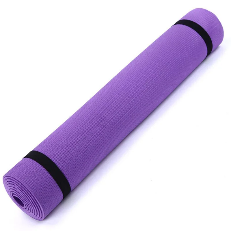 Esterilla de Yoga antideslizante de 3MM-6MM de grosor, cómoda espuma EVA para hacer ejercicio, yoga y Pilates, gimnasia