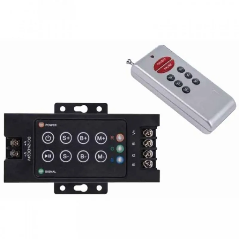 KLD104 Remote Controlled RGB LED Control Panel 3x10A | 360W Capacity | Versatile Lighting Solution