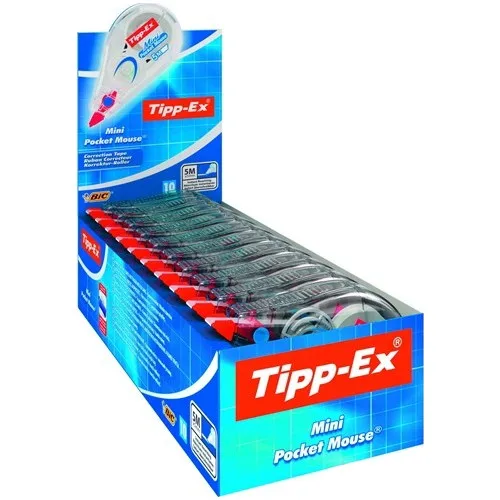 Tipp-Ex correction Tape, Correction Mini Pocket Mouse 10'Lu