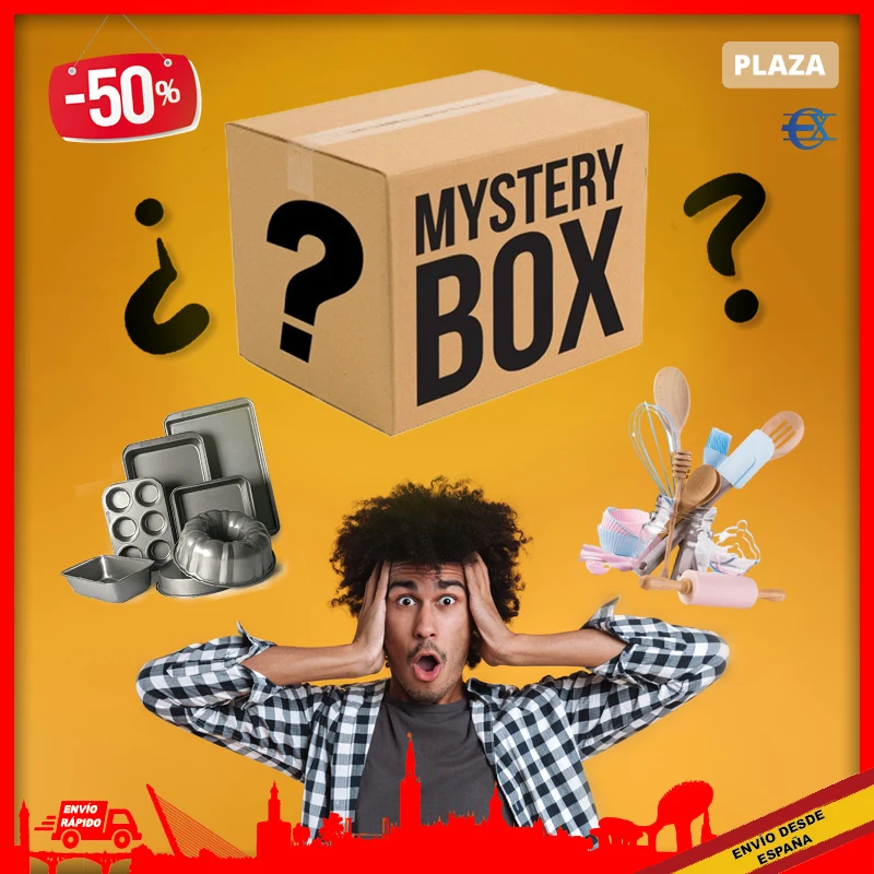 EUROXANTY | MYSTERY BOX pastry | Cake making sleeve | Silicone donut mold | Cookie cutters molds | Kitchen tongue