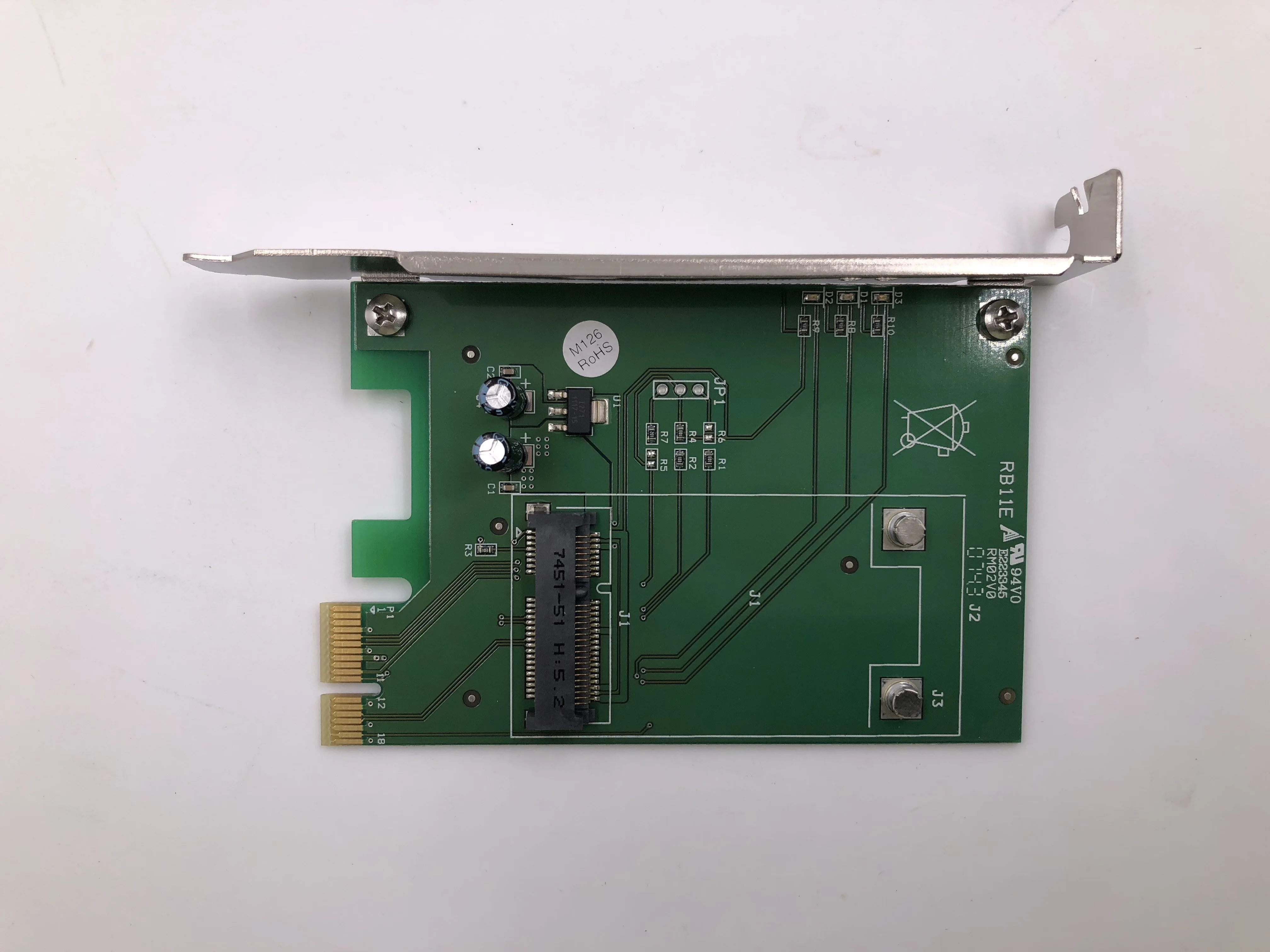 MikroTik RouterBOARD RB11e adapter mPCIe do PCIe