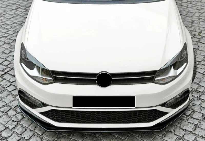 Max Design Front Splitter For VW Polo 2009-2017 car accessories splitter spoiler diffuser car tuning  side skirts wing