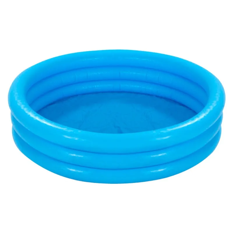Intex Piscina Hinchable 3 Aros Azul - Piscinas para niños y niñas ideales para verano - 168 cm x36 cm