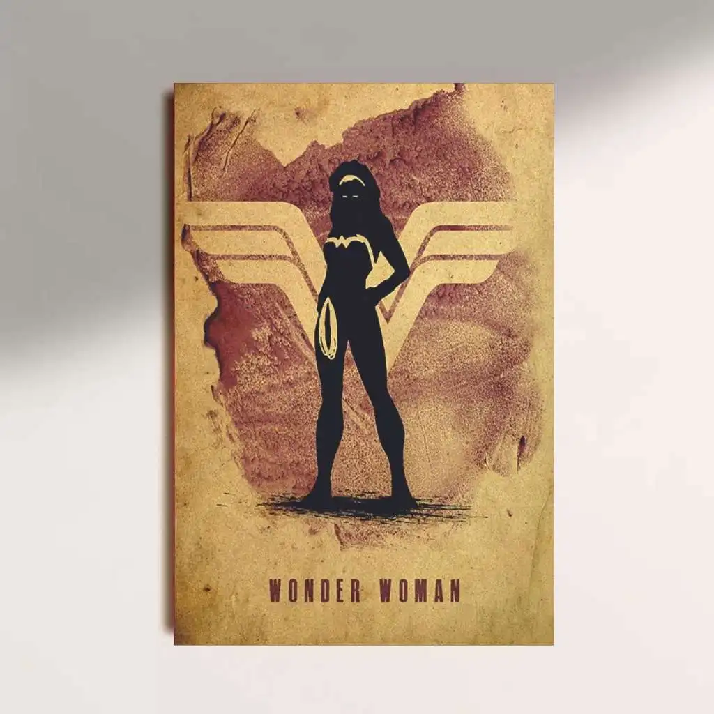 Decorative Plate Wonder Woman Shadow