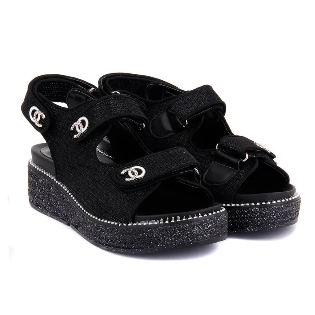 Guja-Black Female Sandals