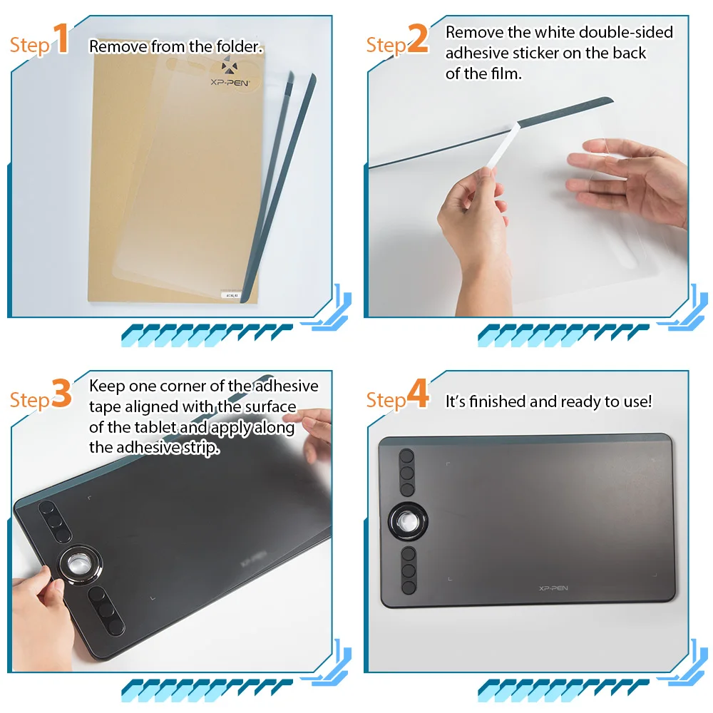 XP-Pen Protective Film for Deco 02 Graphics Tablet Drawing Tablet (2 pieces in 1 package)