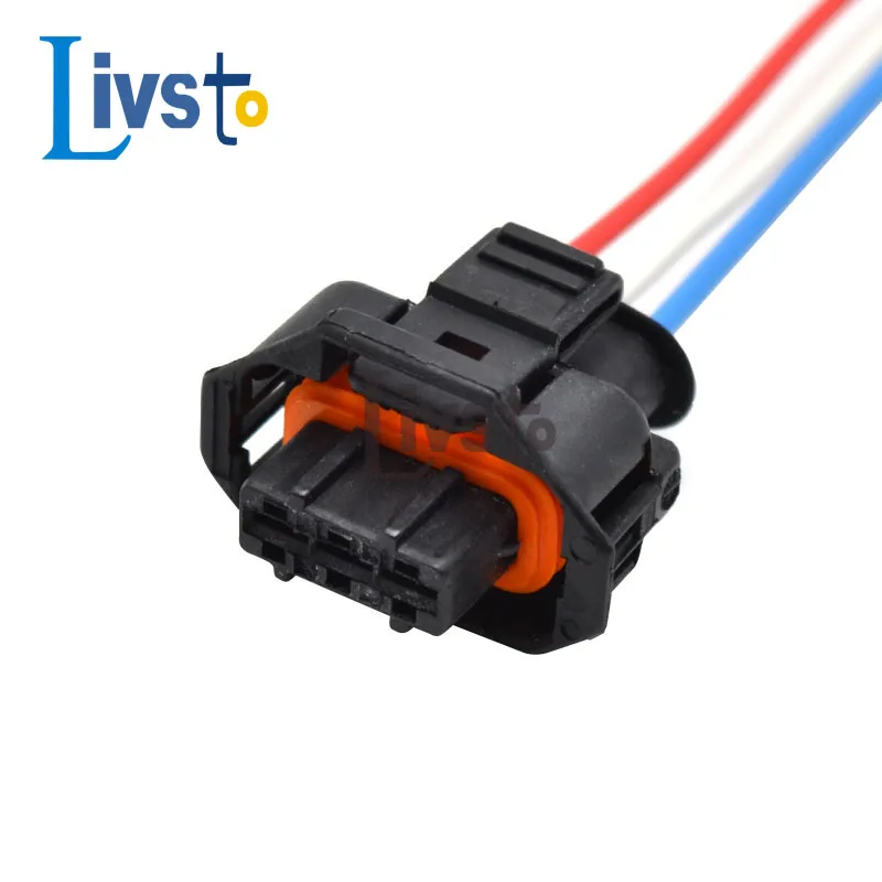 1 Set 3 Pin Auto Wire Harness Sensor Connector Diesel Injection Pump Use Female 3.5 MM Socket Plug For Boschs 1928403966