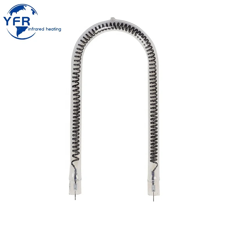 220V 3kw U-shape stainless steel tubular heating elements, heating emitters, electric heating lamps heating bulbs for industrial