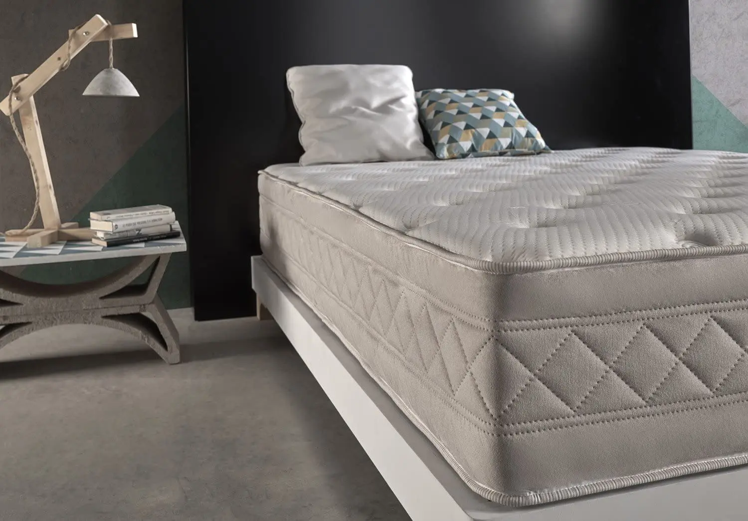 SIMPUR LOW COST, COLCHON Crystal Royalty, Todas Las Medidas, Altura 30 Cm, Espuma, Viscoelástico, Total Independencia De Lechos, Ergonómico,