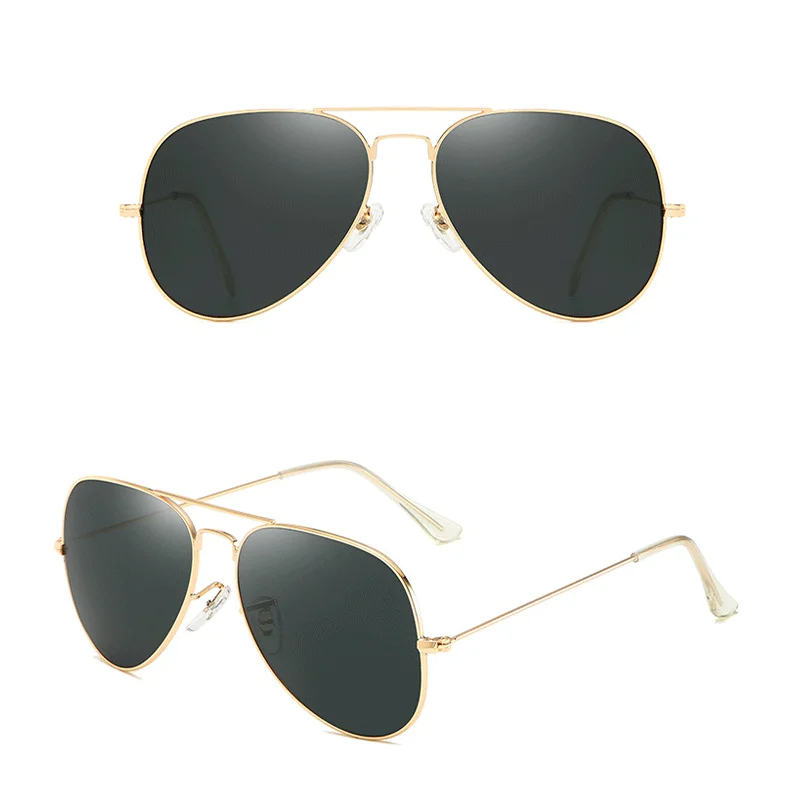 Neue Mode Luftfahrt Sonnenbrille Männer Frauen Klassische Pilot Gläser Objektiv Edelstahl Rahmen Vintage Gradienten Fahren Brillen UV40 – Detail 5