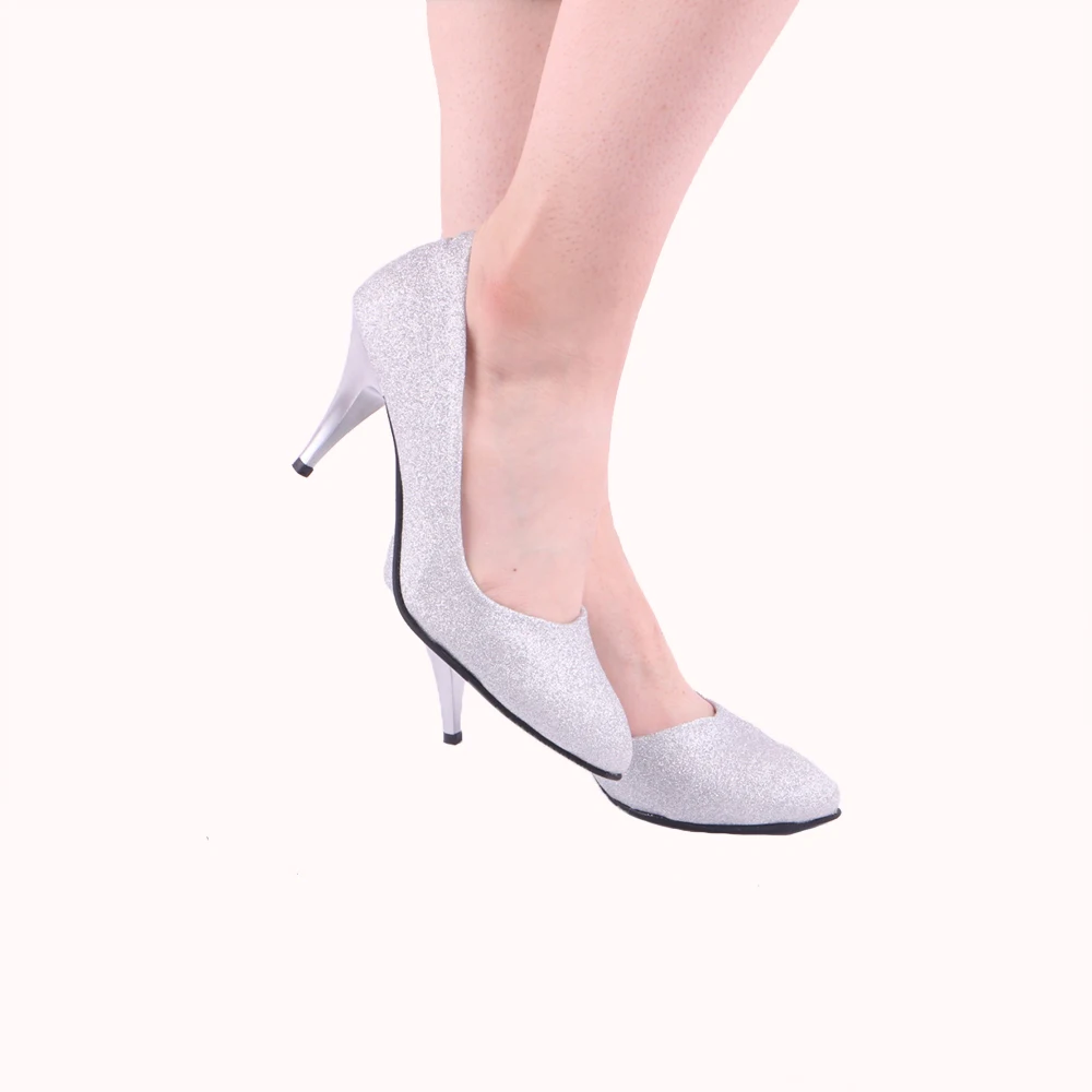 Gray Kitten Heels Women Shoes 7 cm Heel Shoes Casual Shoes for Women Low Heels for Womens Short Heels for Women Closed Toe