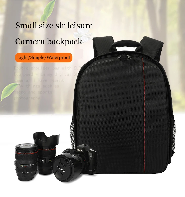 Wasserdichte Kameratasche, Outdoor-Fotografie-Rucksack, Video-Digitale Einzelobjektiv-Spiegelreflexkamera-Tasche, Geeignet für die Meisten Kameras – Detail 1