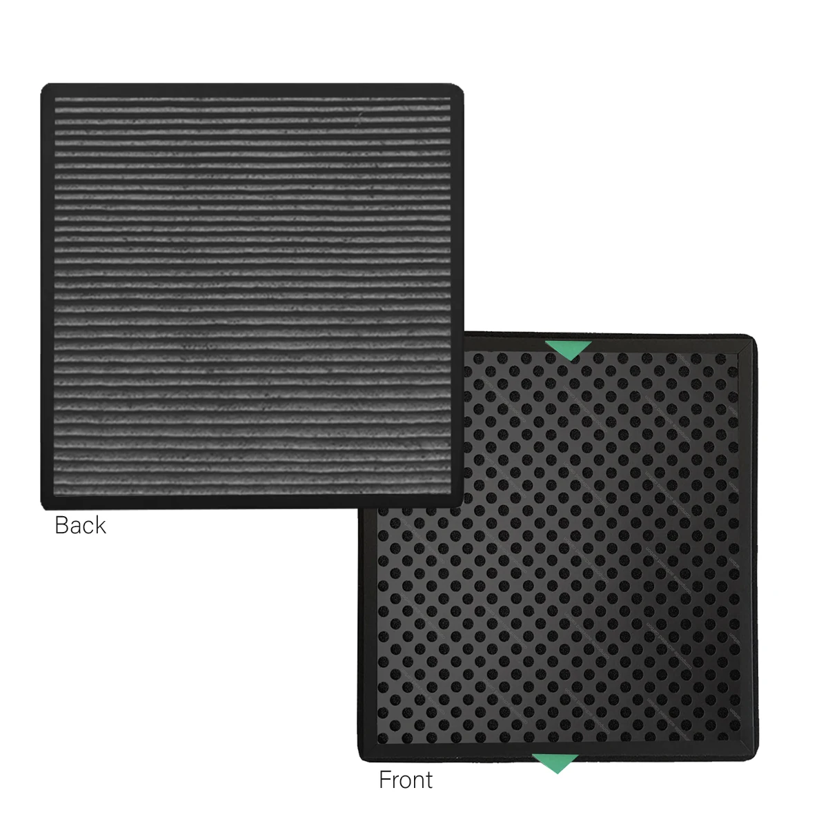 Filtro personalizado hepa + carvão ativado composto multifuncional filtro 280*280*30mm para boneco h680к e filtro protetor