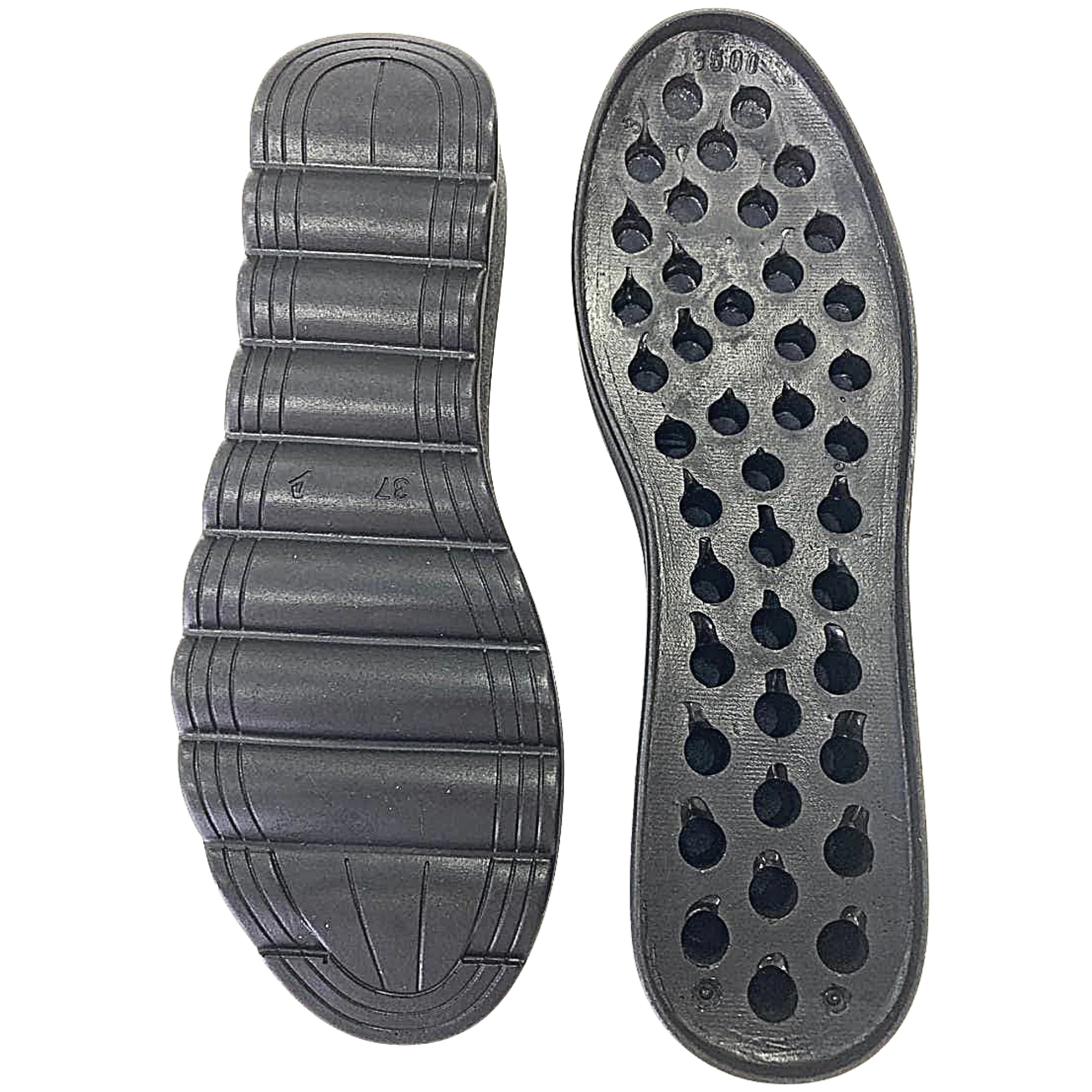 Ipekbazaar Lightweight & Quality Polyurethane Black Knitted Shoes Sole For Hobby Hand Knitted Shoes Making TbnB66