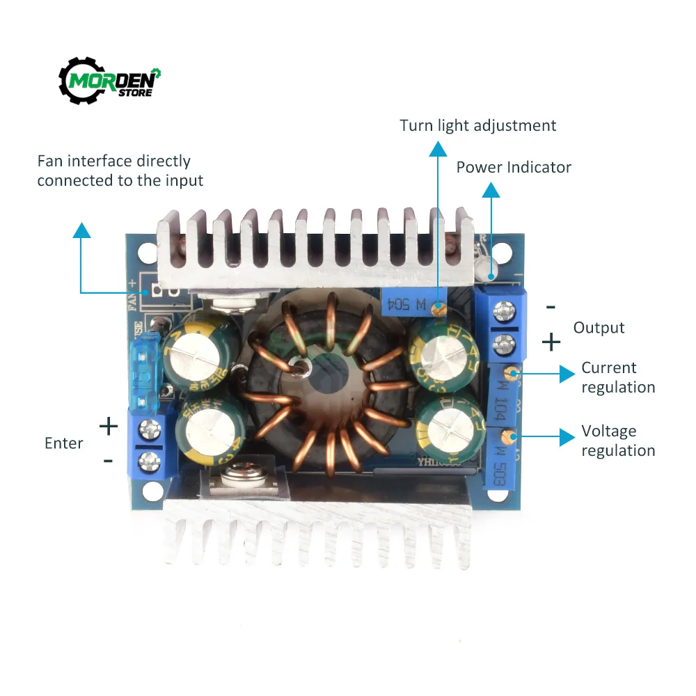 DC-DC 150W High Power Boost Constant Current Module Stablized Power Supply for Electrical Equipment Accessories