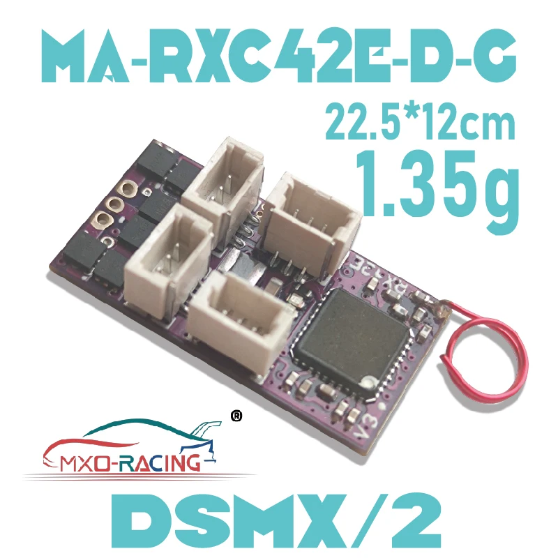 CROSSOVER-RX Ma-RX42E-D/D-G(DSMX/2) Built-in brushless ESC/TELEM/GYRO/SR3X/5CH MicroRX