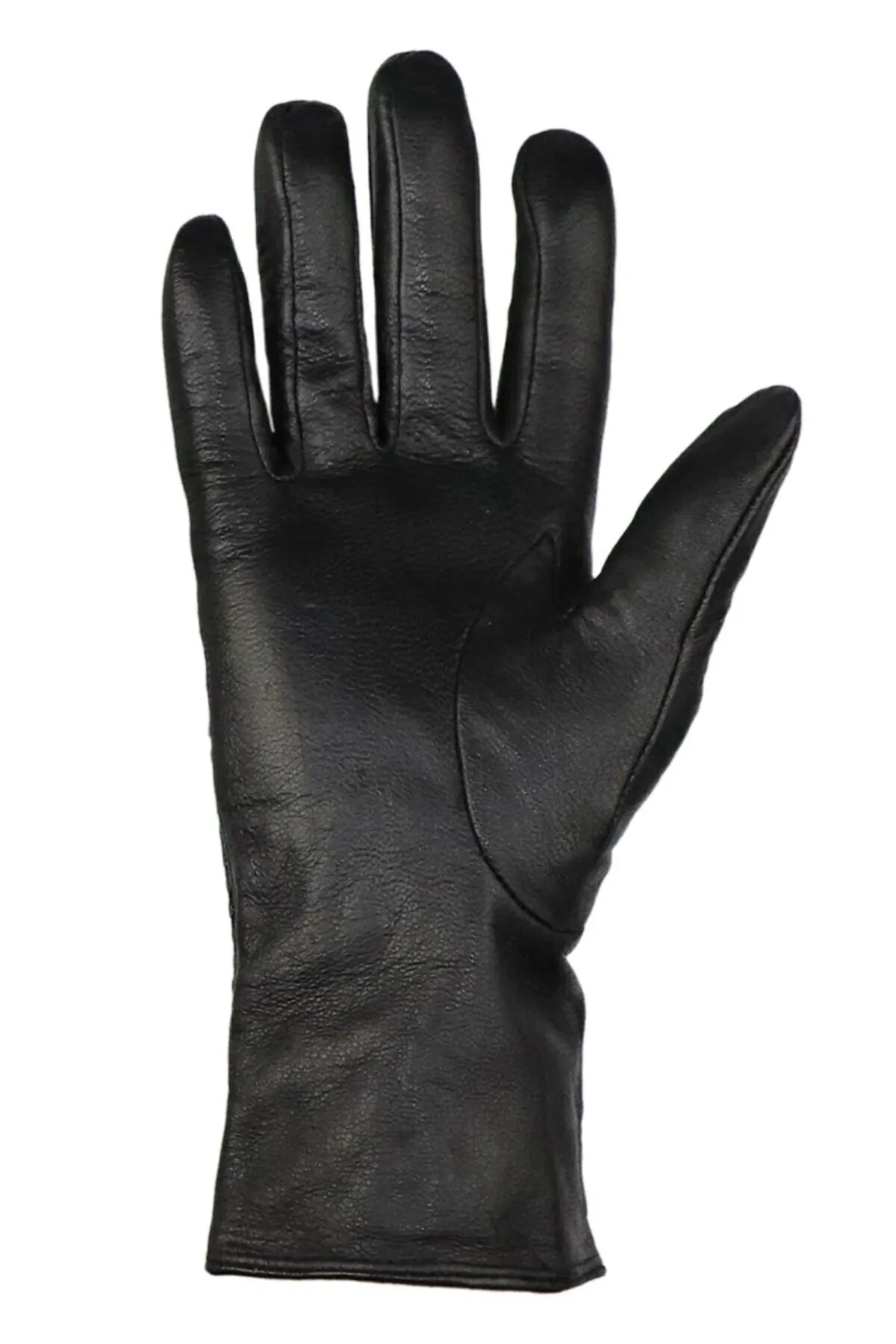Winter Genuine Leather Inside Fur Fancy Gloves