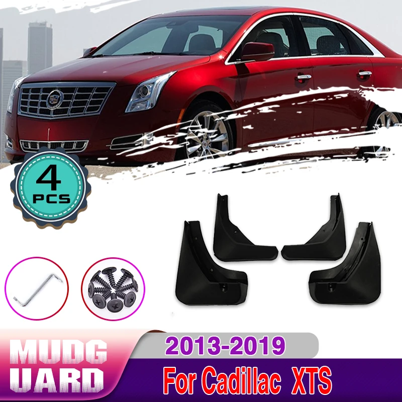 

Car Mudguards For Cadillac XTS 2013-2019 2015 Auto Front Rear Wheels Splash Mud Guards Mudflap Mudguard 4 PCS Car Accessories