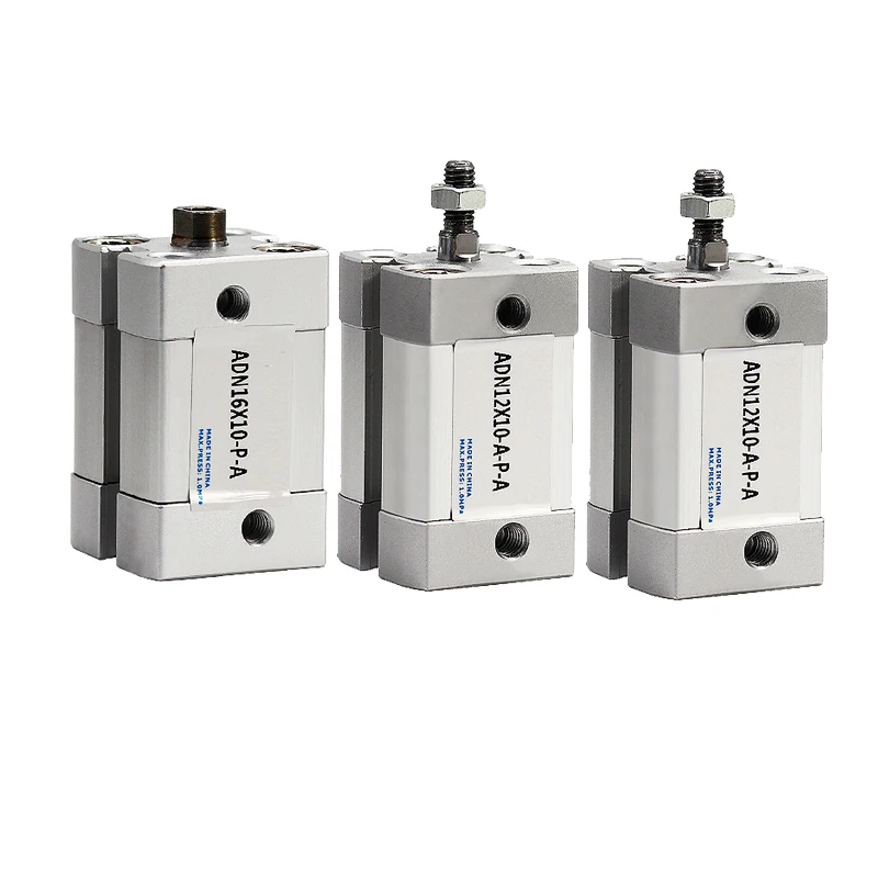 ADN12/16*10/15/20/25/30/45/50/80-A-P-A Male Female Double Action ADN Smal Lsquare Air Pneumatic Cylinder